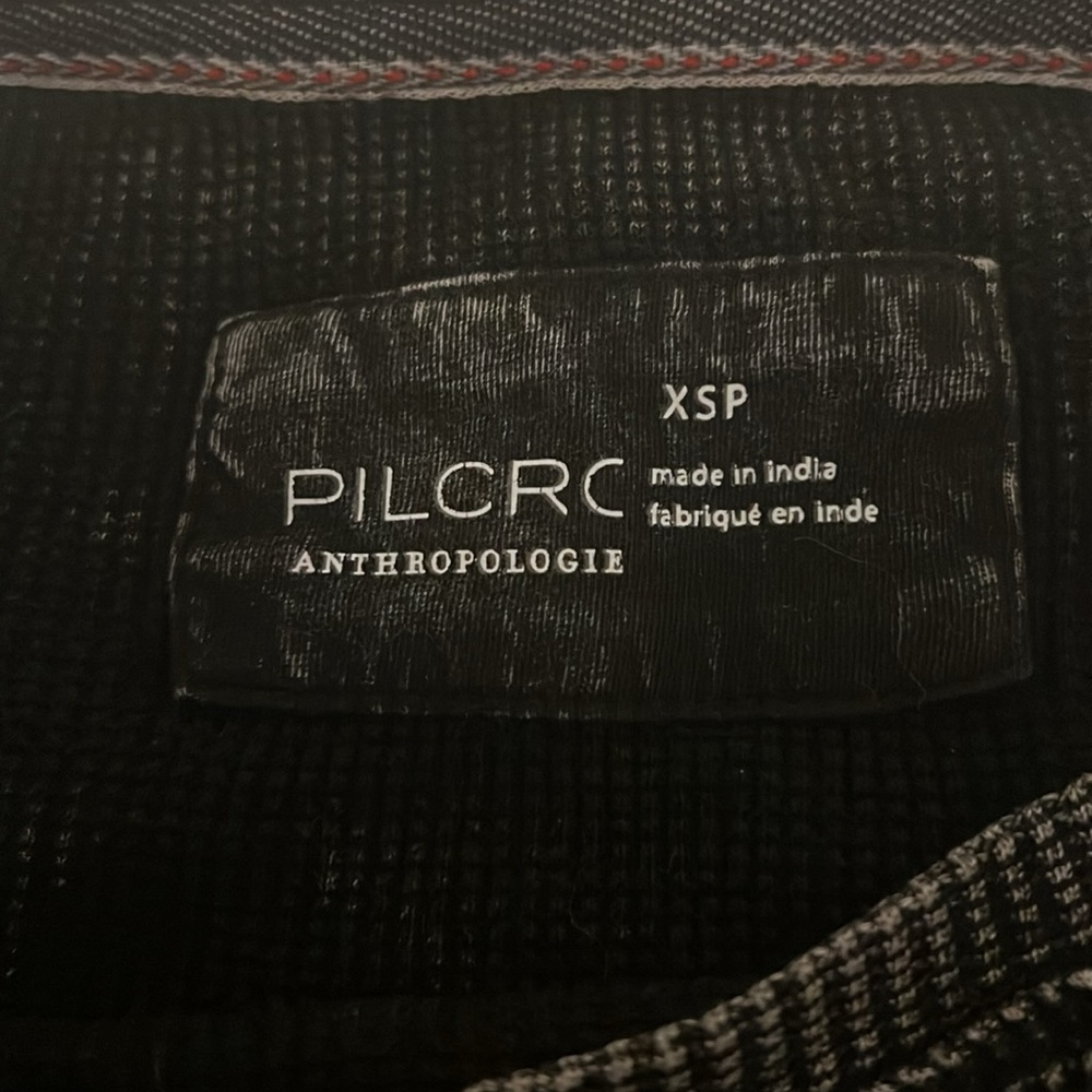 Pilcro Anthropologie Washed Waffle Quarter Sleeve Shirt Top - Picture 4 of 5